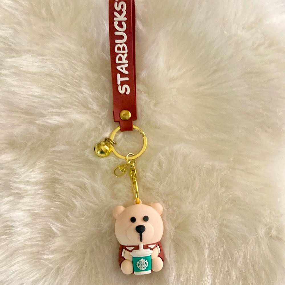 Starbucks Bear Keychain